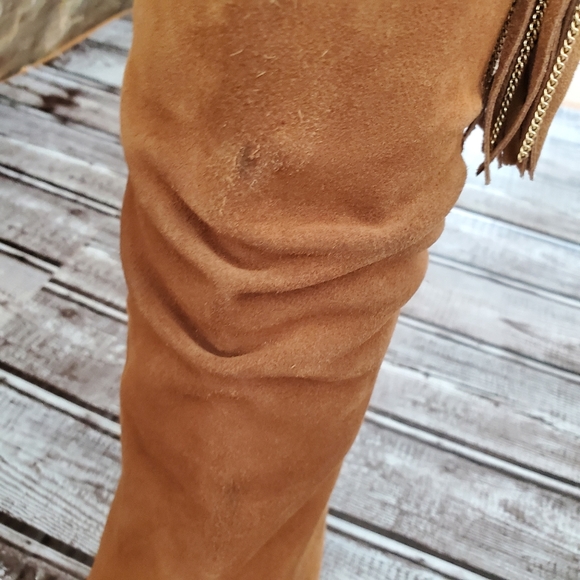 NWOT Michael Kors Vienna Suede Tassel Boot, Flaws - Picture 10 of 10